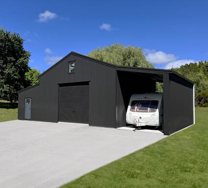 Howarth - American Barn with Office & Caravan Storage