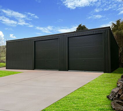 Monowai Rd - Monoslope Workshop with Covered Lean-to